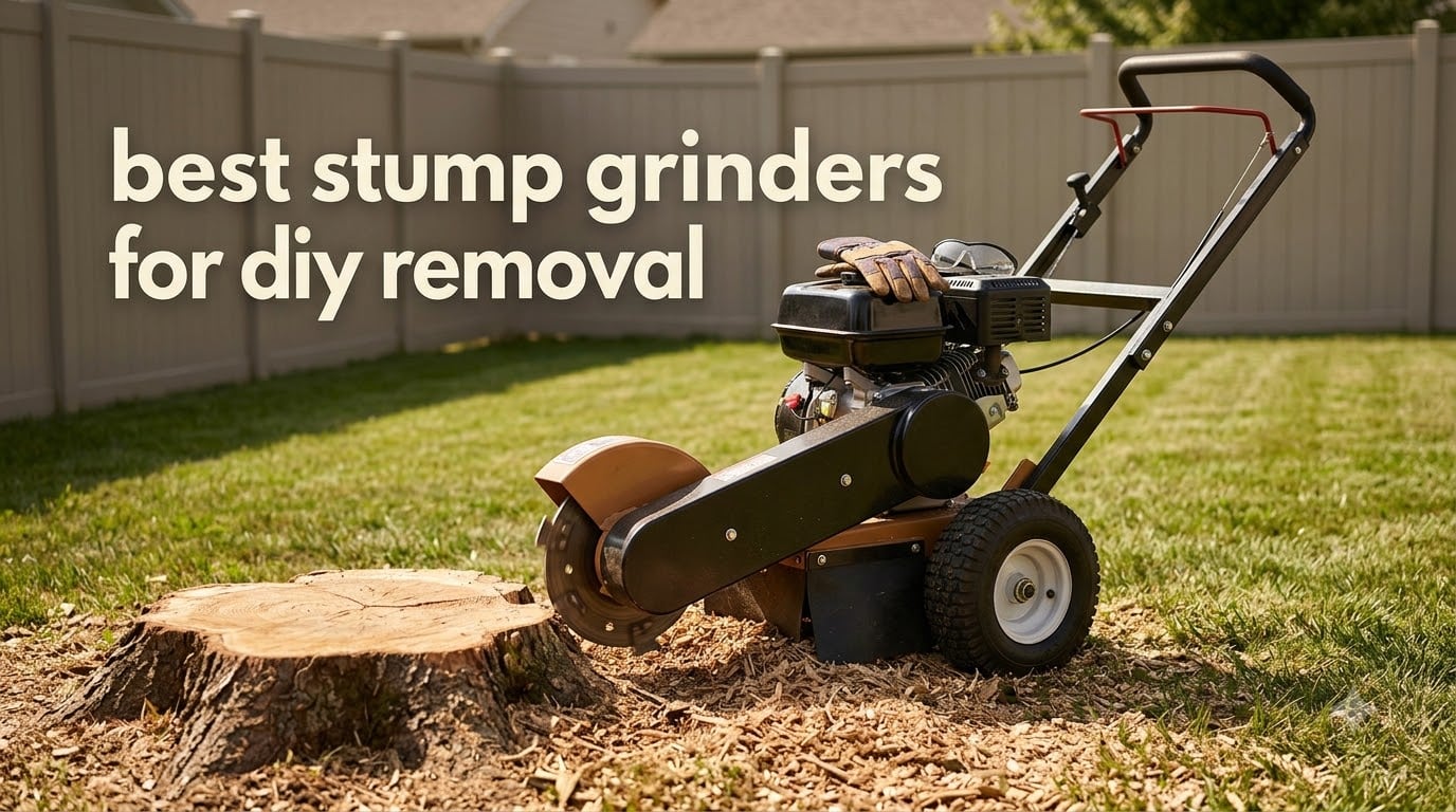 best stump grinders for diy removal