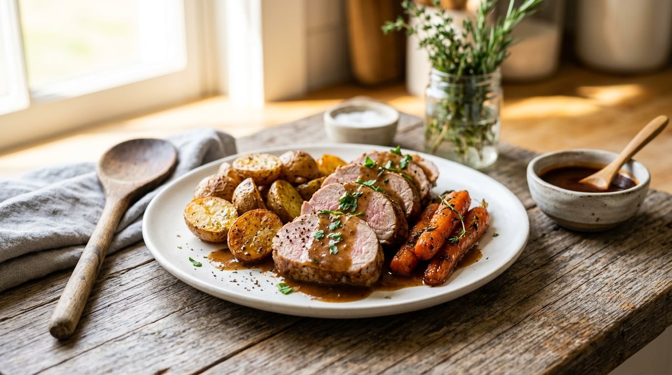 easy crockpot pork tenderloin recipe