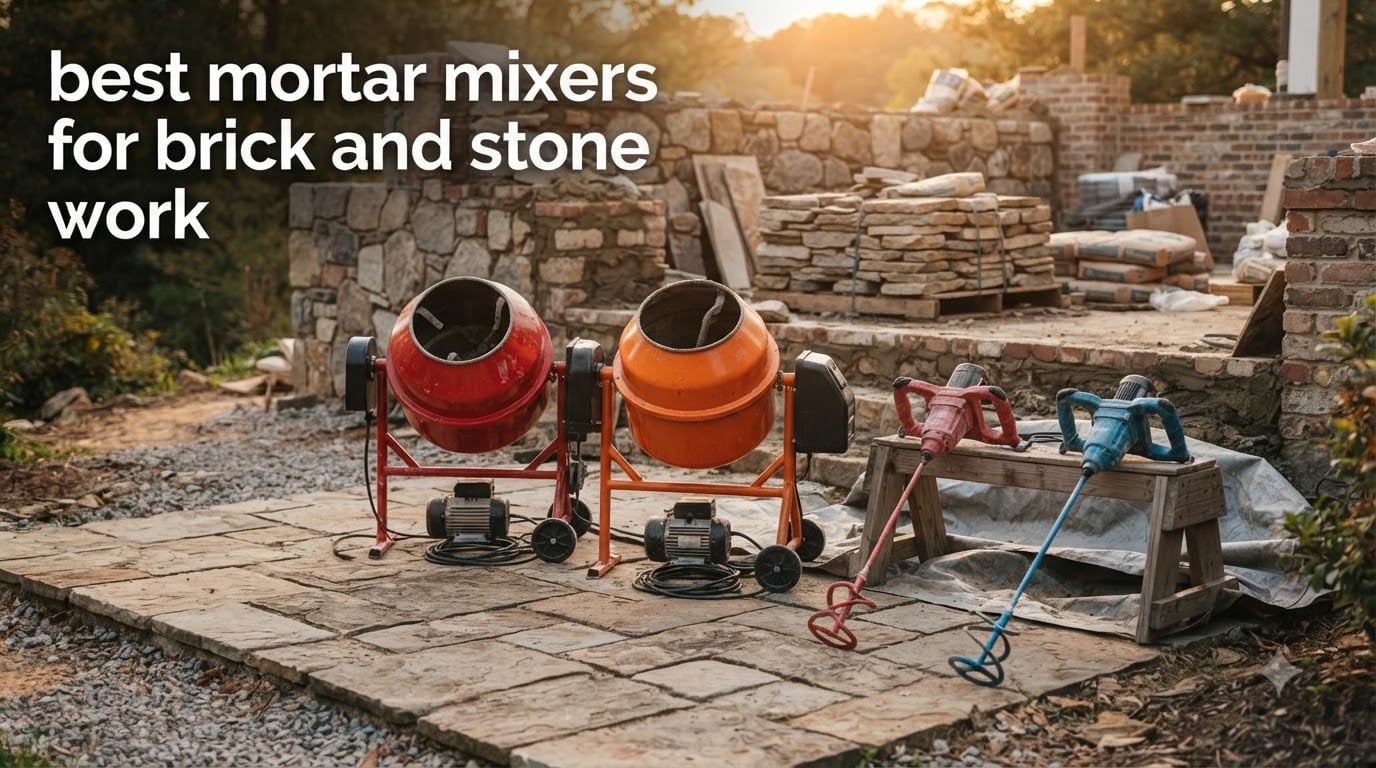 best mortar mixers for brick and stone work