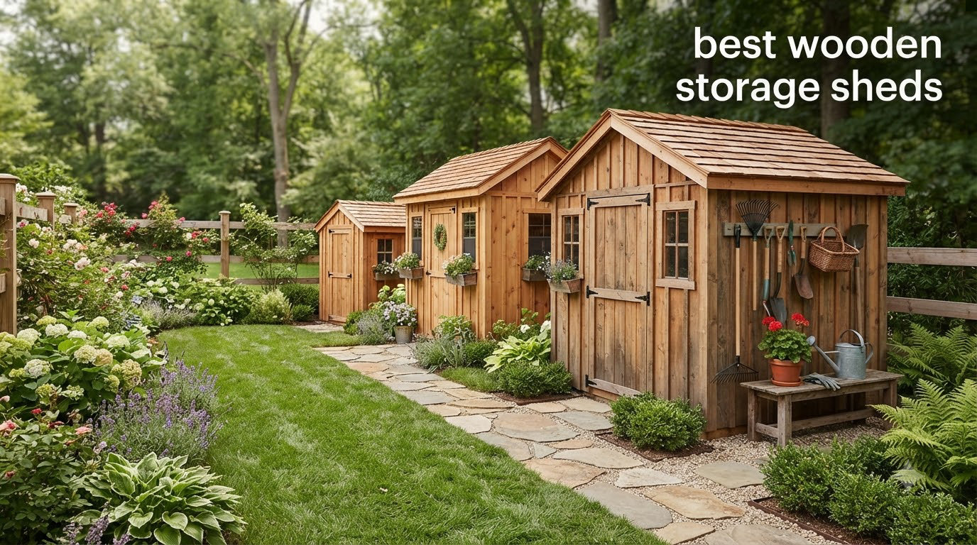 best wooden storage sheds