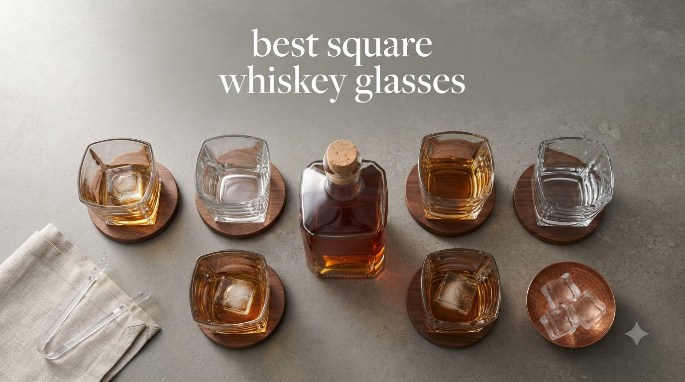 best square whiskey glasses