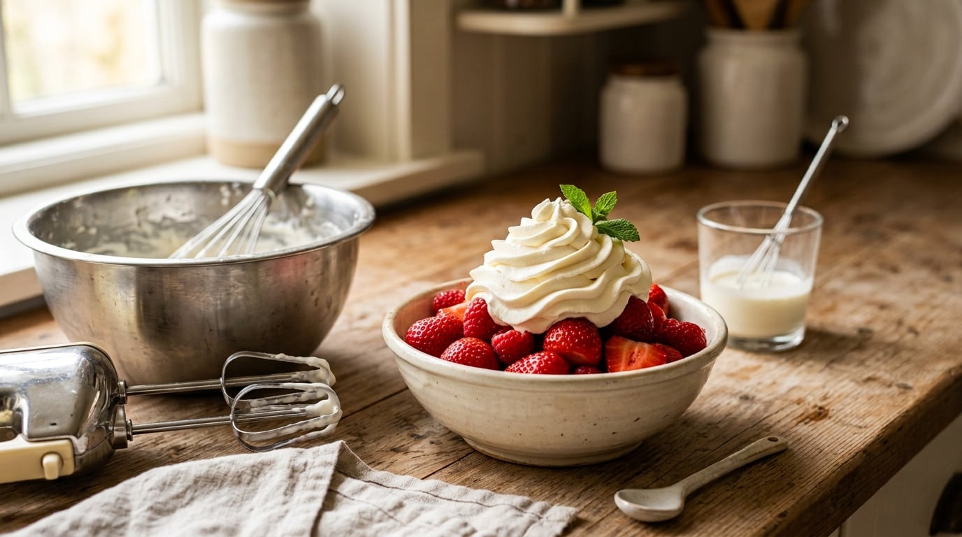 easy homemade whipped cream recipe
