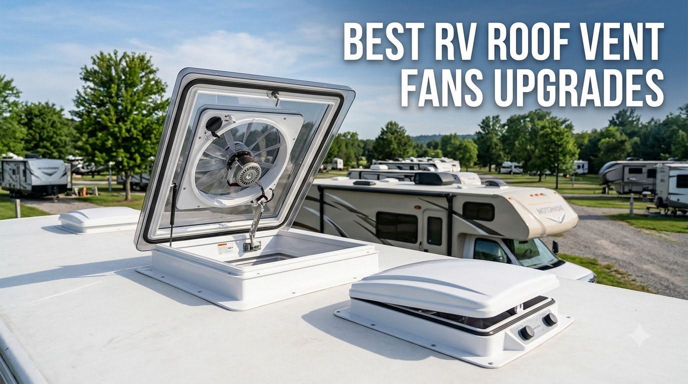 best rv roof vent fans upgrades