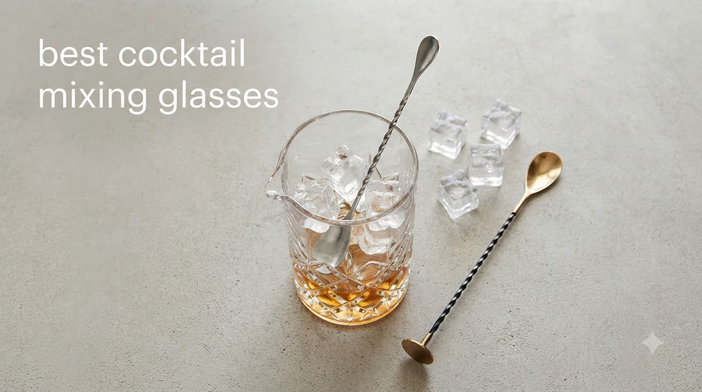 best cocktail mixing glasses