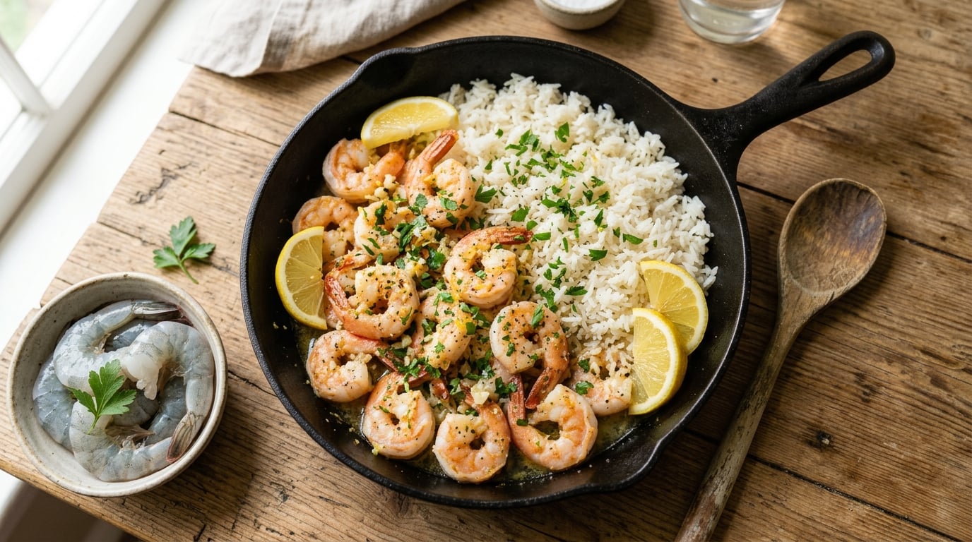 one pan shrimp dinner recipes with rice