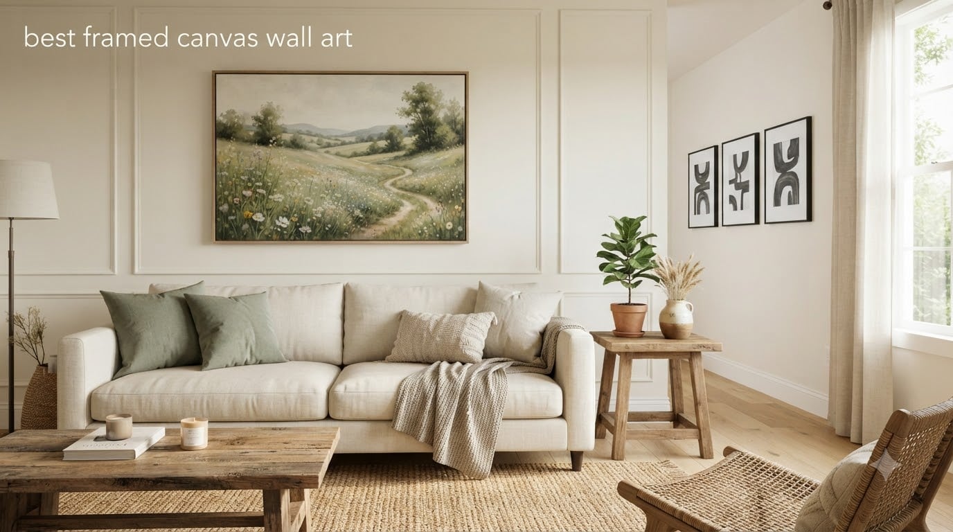 best framed canvas wall art
