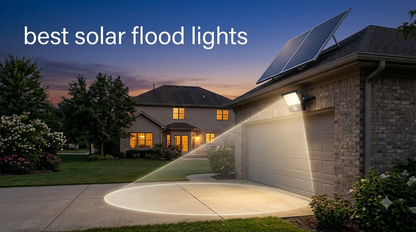 best solar flood lights