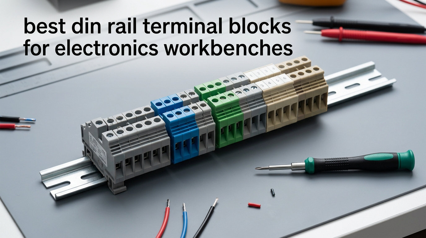 best din rail terminal blocks for electronics workbenches