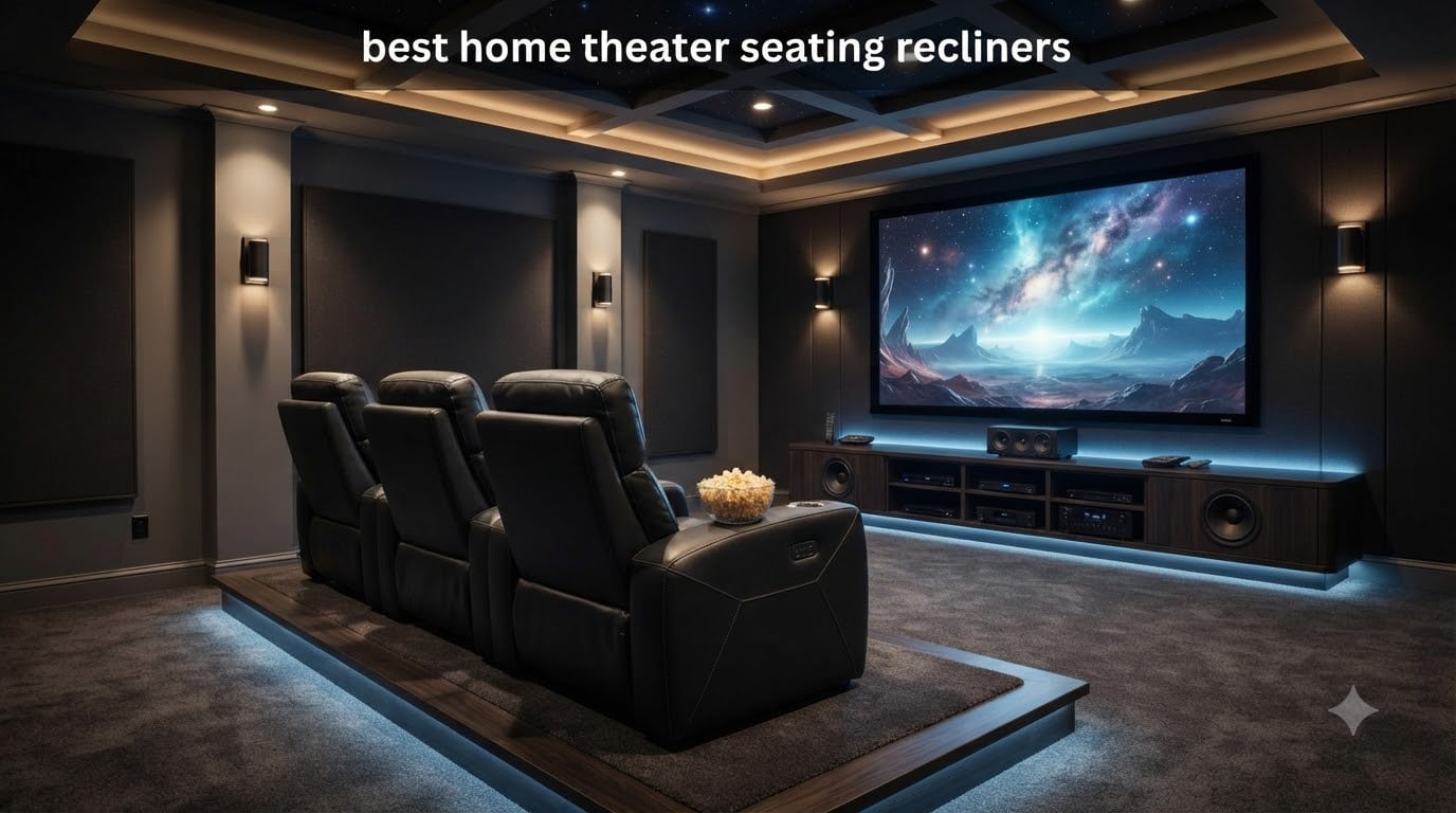 best home theater seating recliners