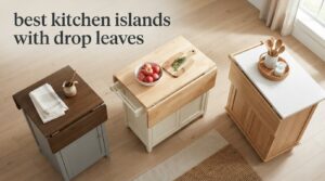 best kitchen islands with drop leaves