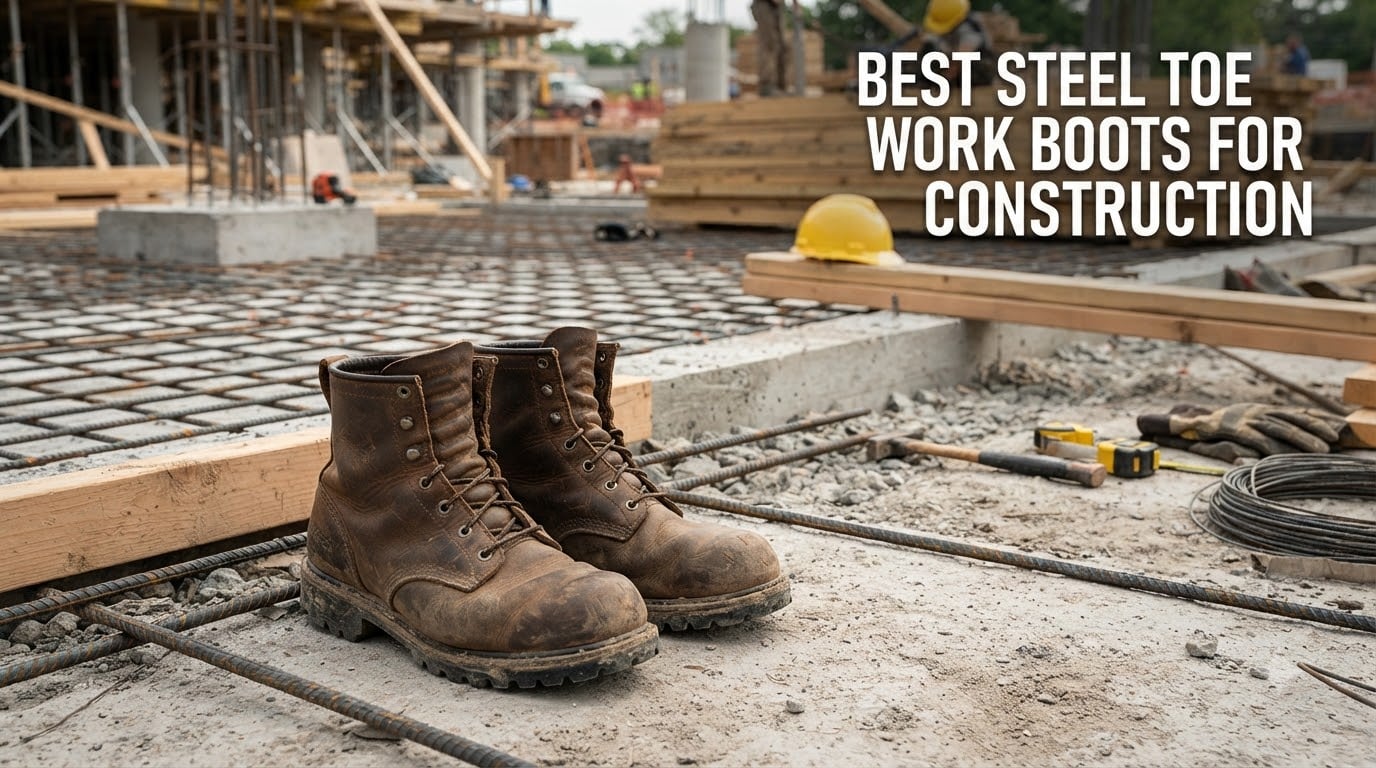 best steel toe work boots for construction