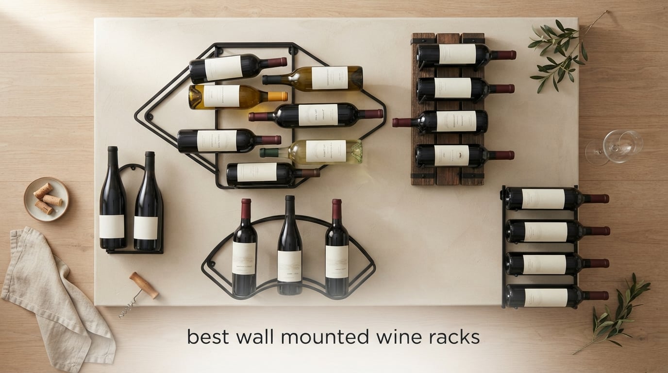 best wall mounted wine racks