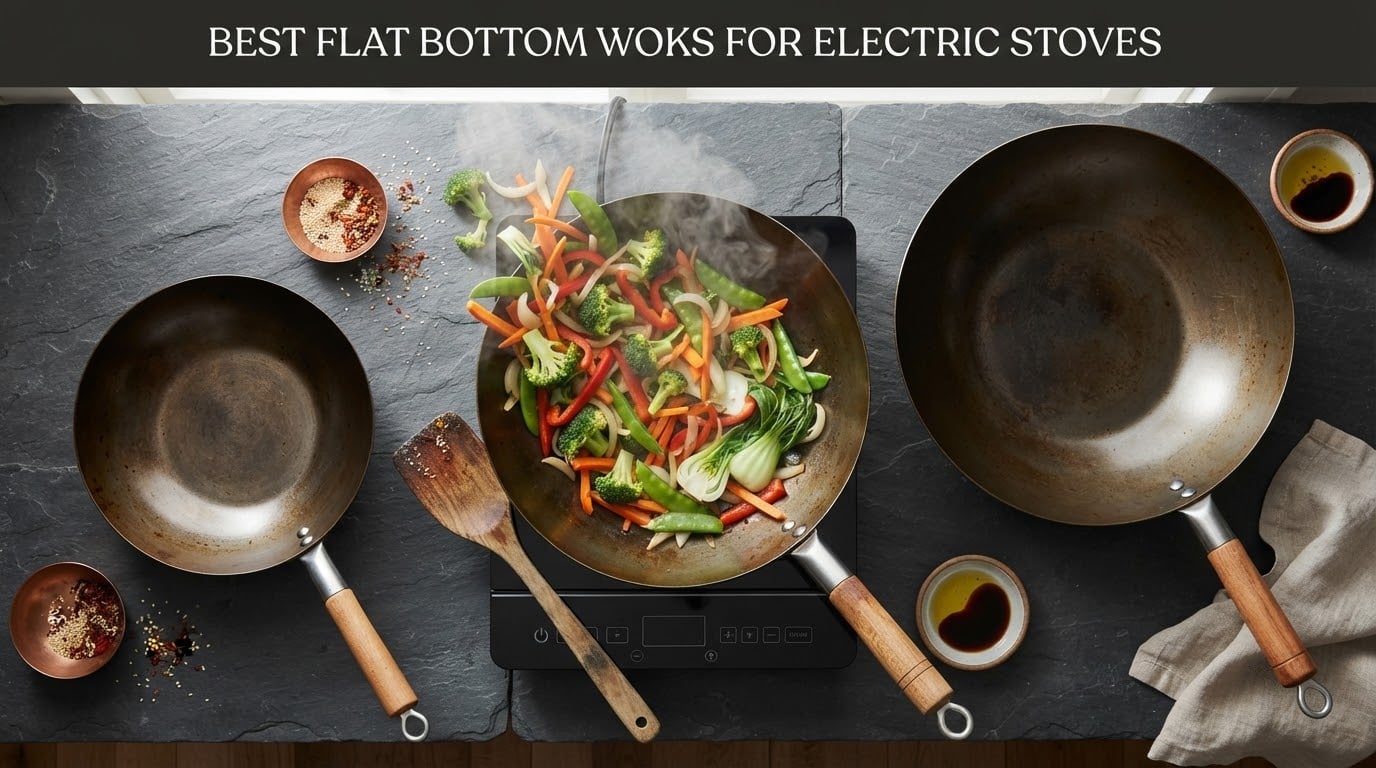 best flat bottom woks for electric stoves