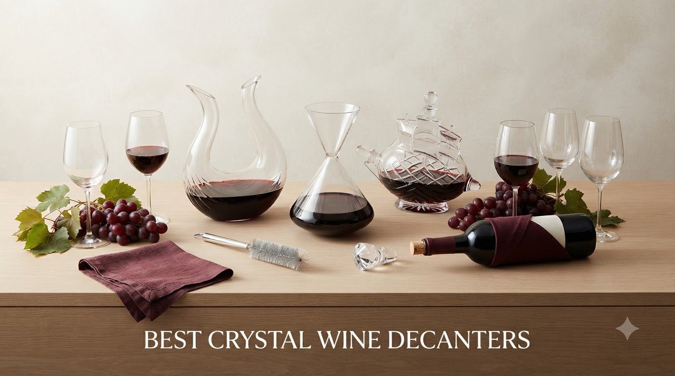 best crystal wine decanters