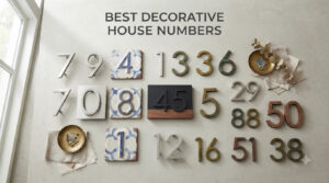 best decorative house numbers