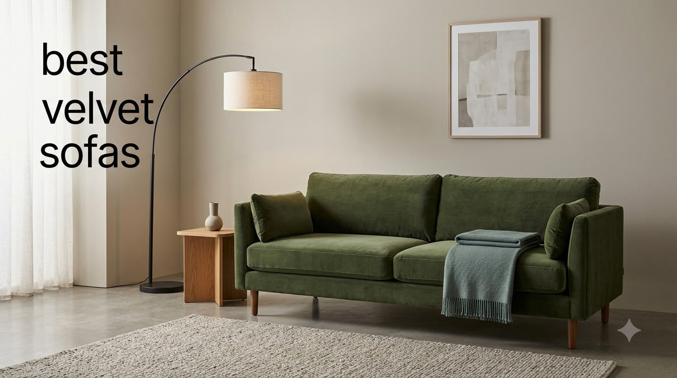 best velvet sofas