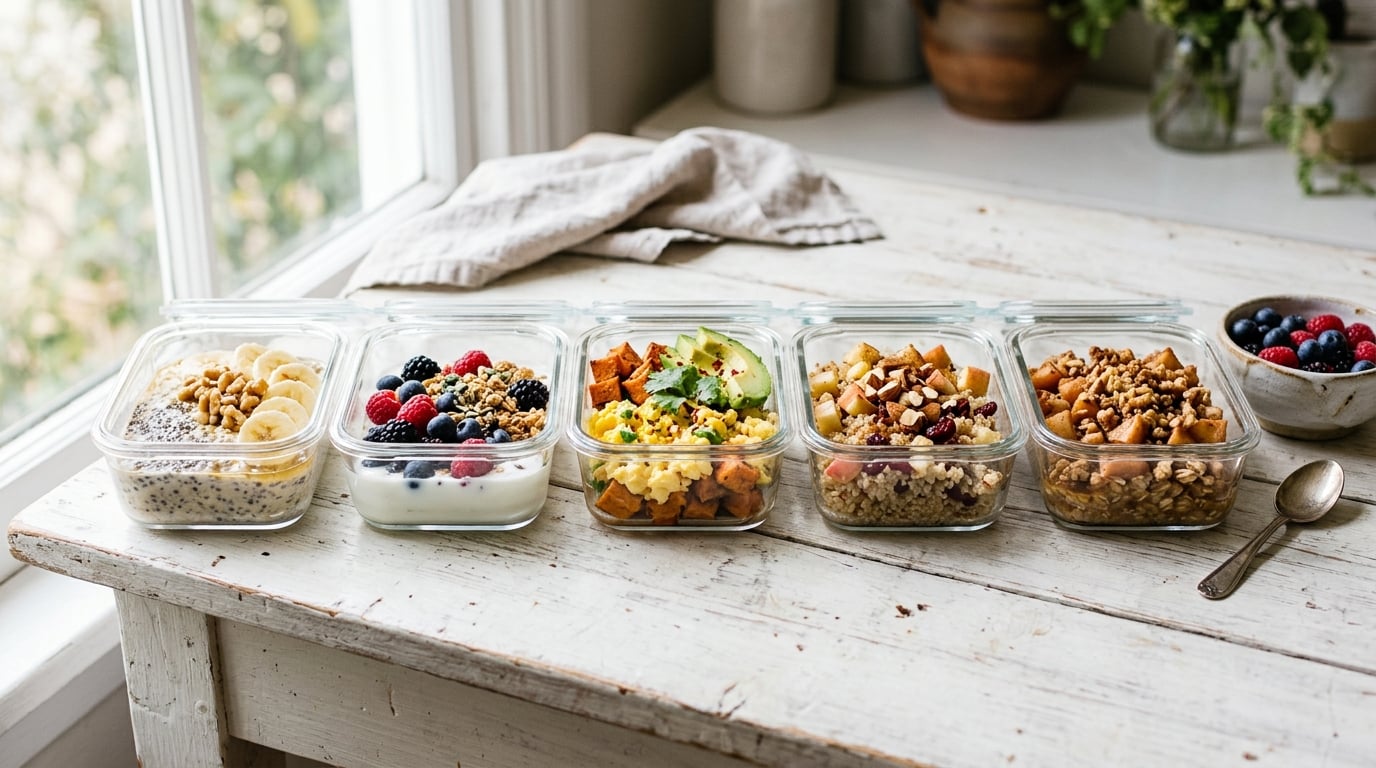 meal prep breakfast bowls for the week