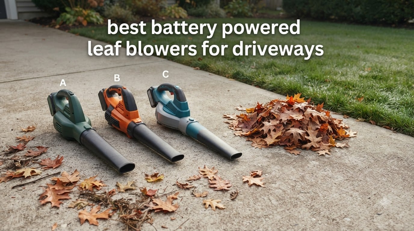 best battery powered leaf blowers for driveways