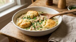 easy crockpot chicken and dumplings recipe