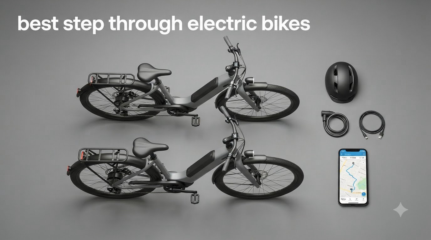 best step through electric bikes