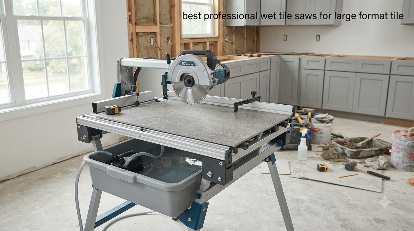 best professional wet tile saws for large format tile