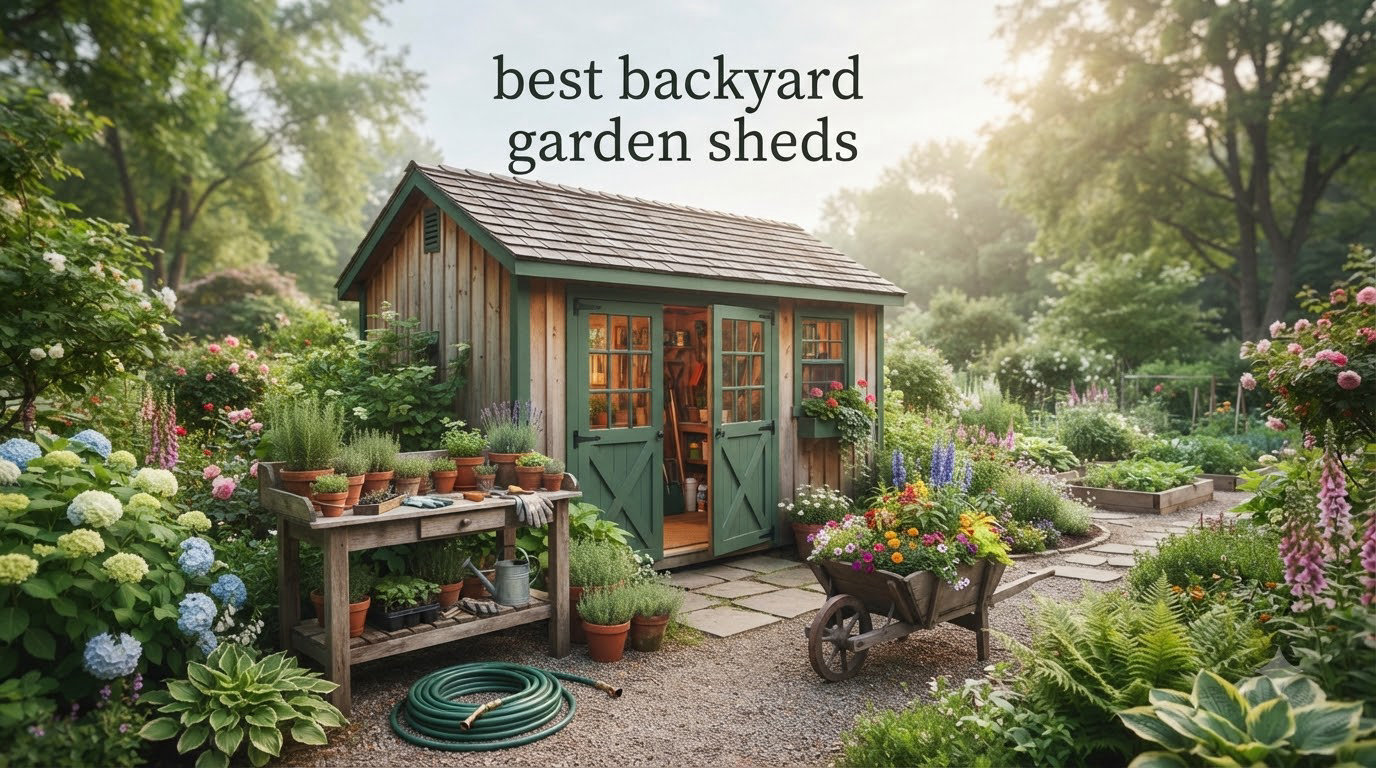 best backyard garden sheds