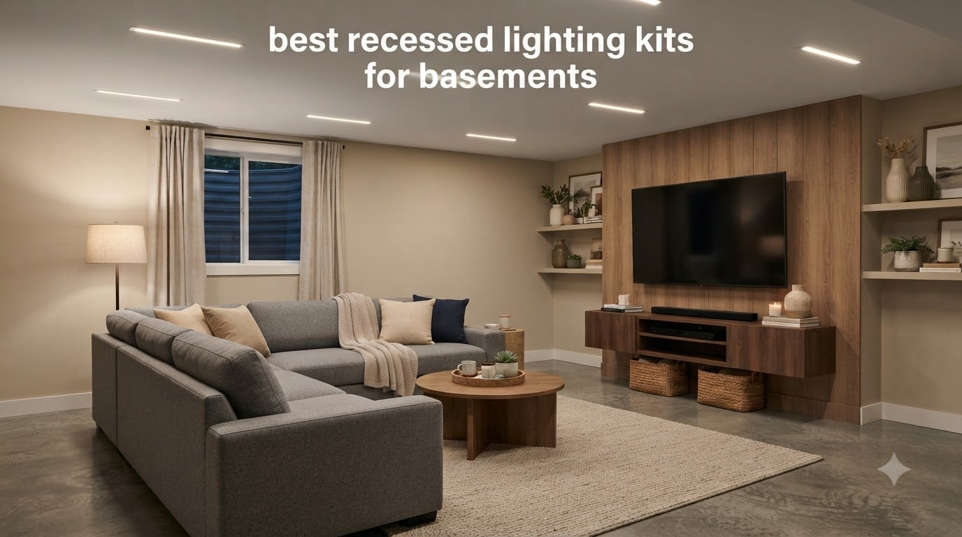 best recessed lighting kits for basements
