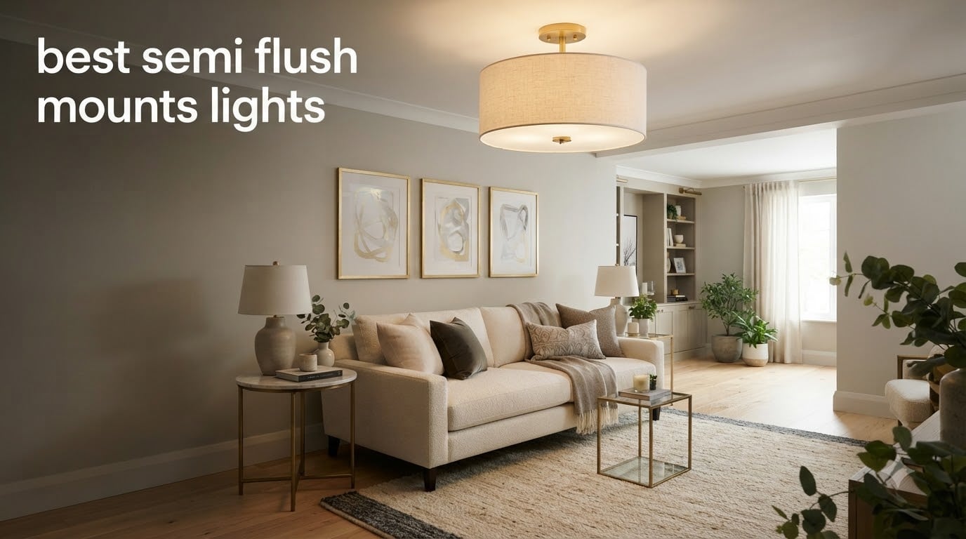 best semi flush mounts lights
