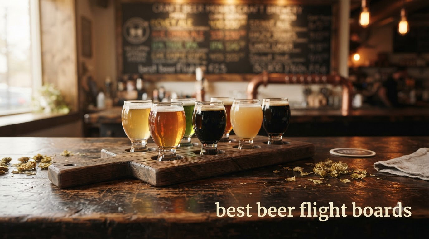 best beer flight boards