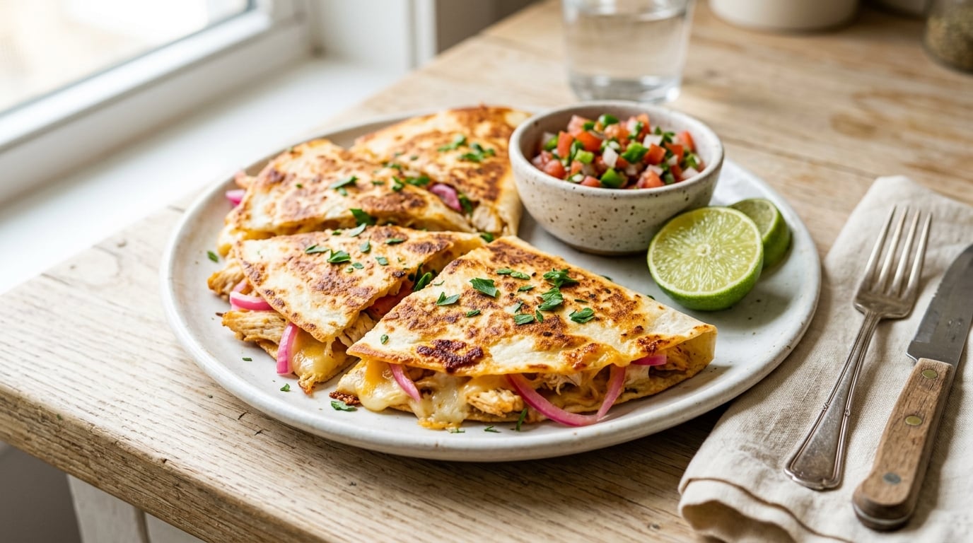 easy chicken quesadilla recipes for busy nights