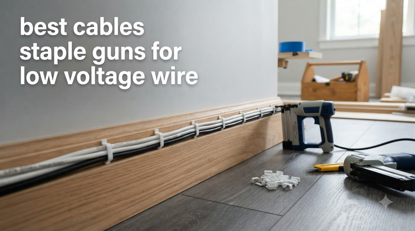 best cables staple guns for low voltage wire