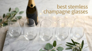 best stemless champagne glasses