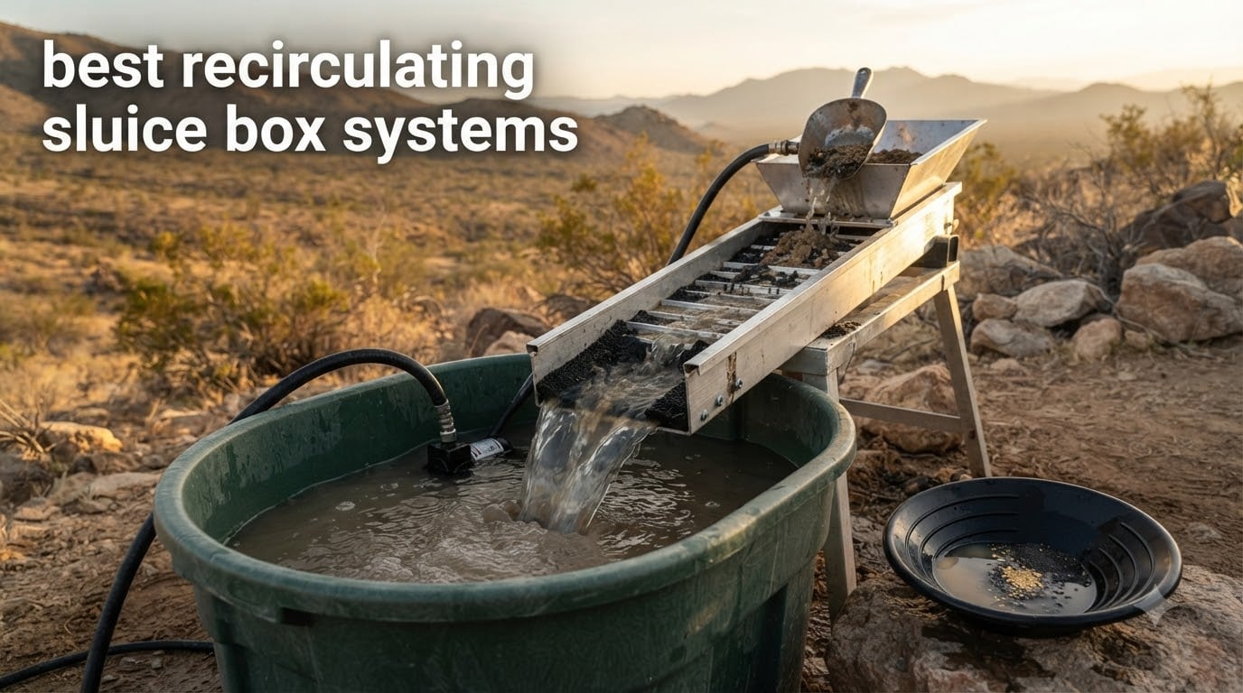 best recirculating sluice box systems