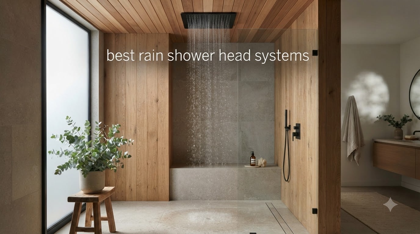 best rain shower head systems