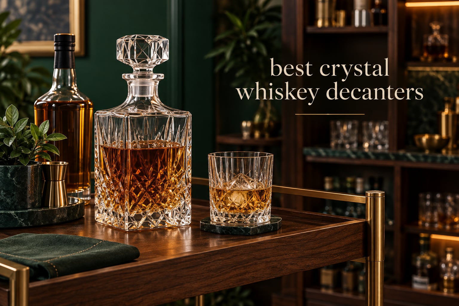 best crystal whiskey decanters