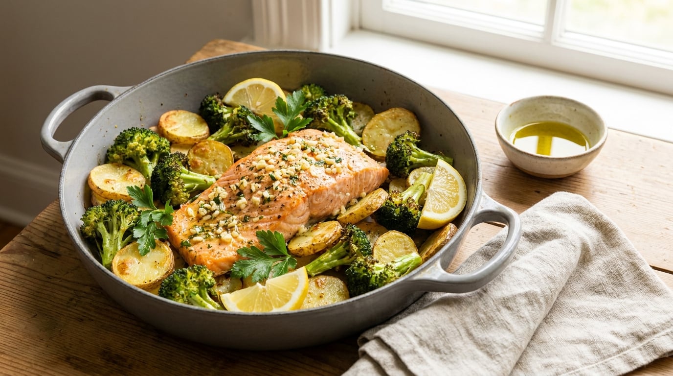 one pan salmon dinner recipes with vegetables