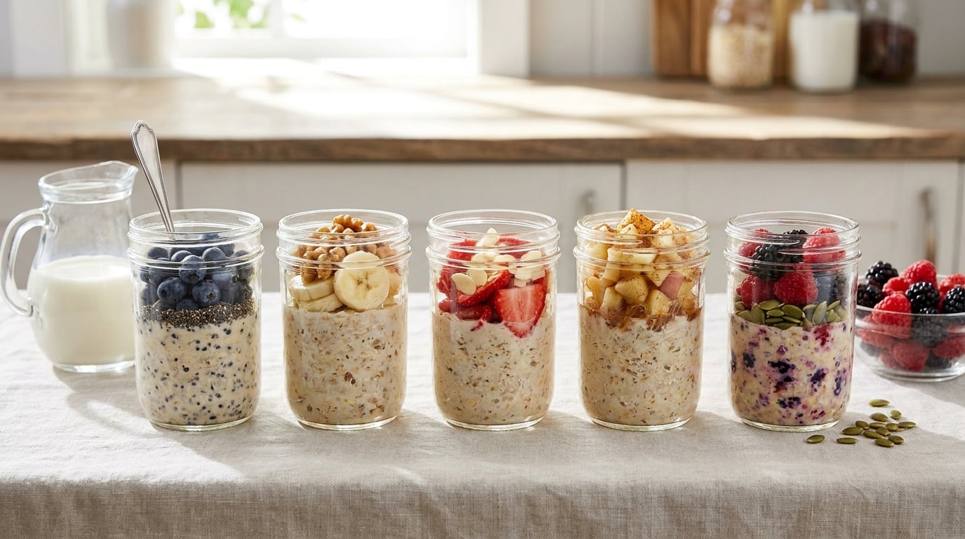 overnight oats recipes for busy mornings