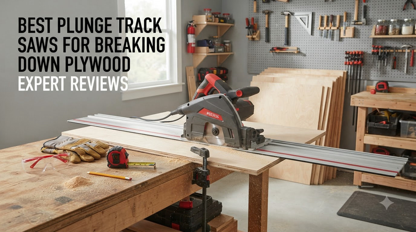 best plunge track saws for breaking down plywood expert reveiws