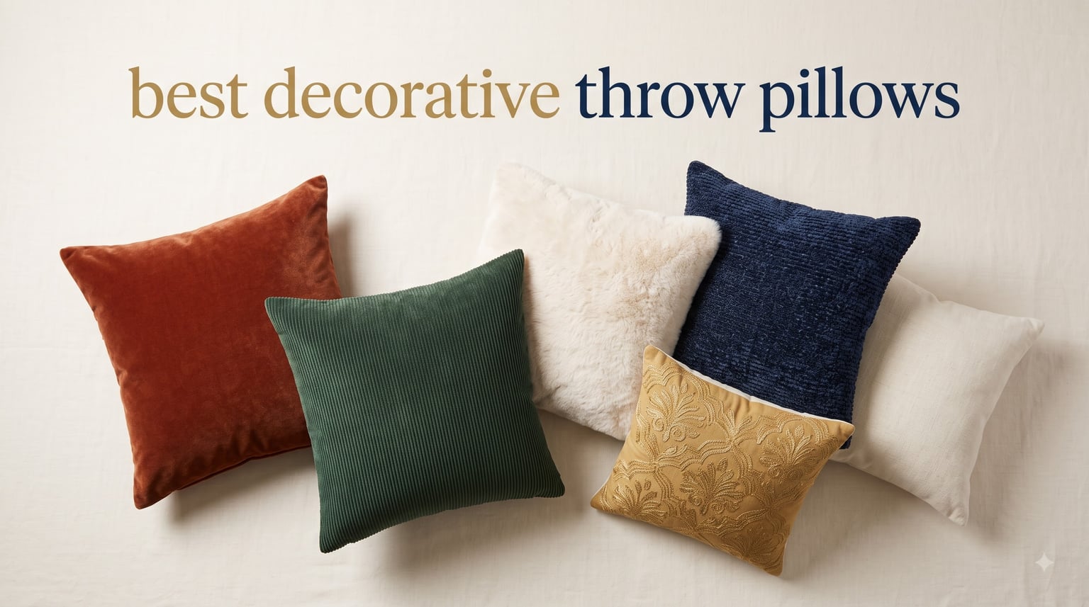 best decorative throw pillows