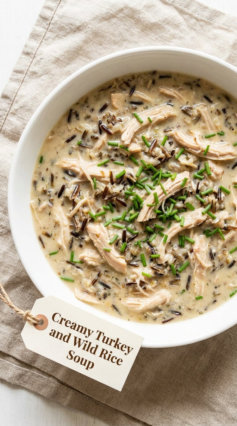 Creamy Turkey and Wild Rice Soup