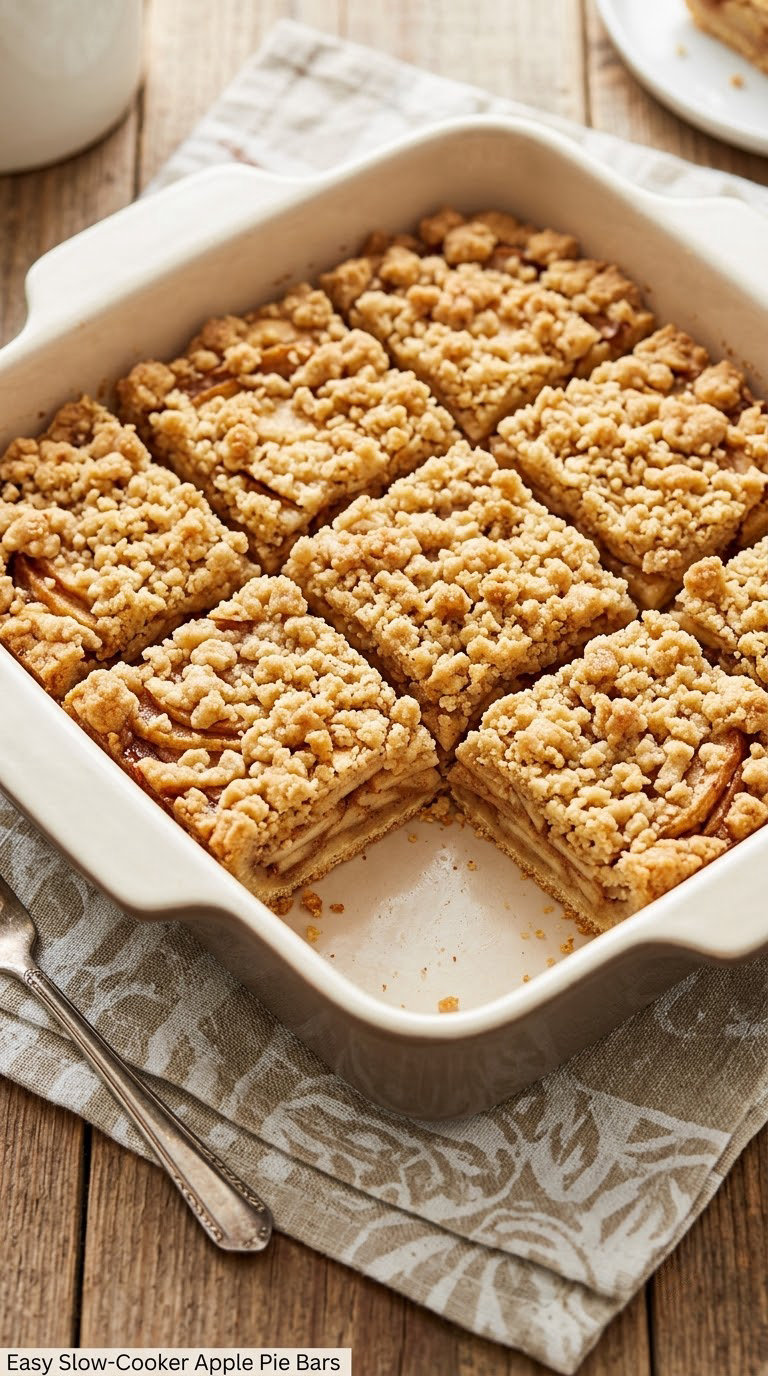Easy Slow-Cooker Apple Pie Bars