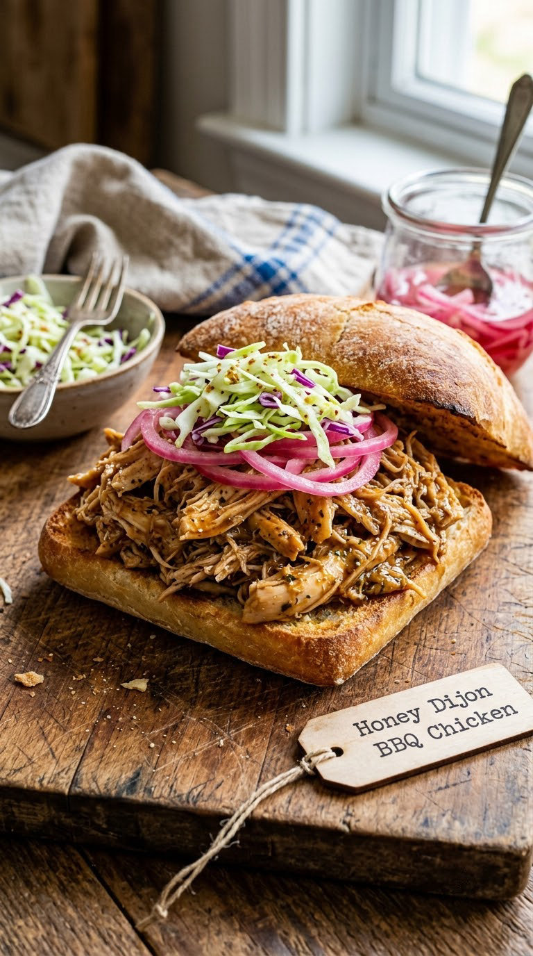 Honey Dijon BBQ Chicken