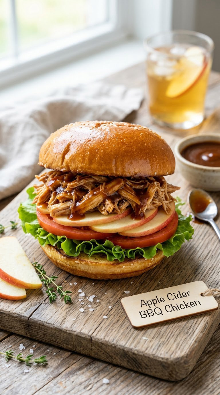 Apple Cider BBQ Chicken
