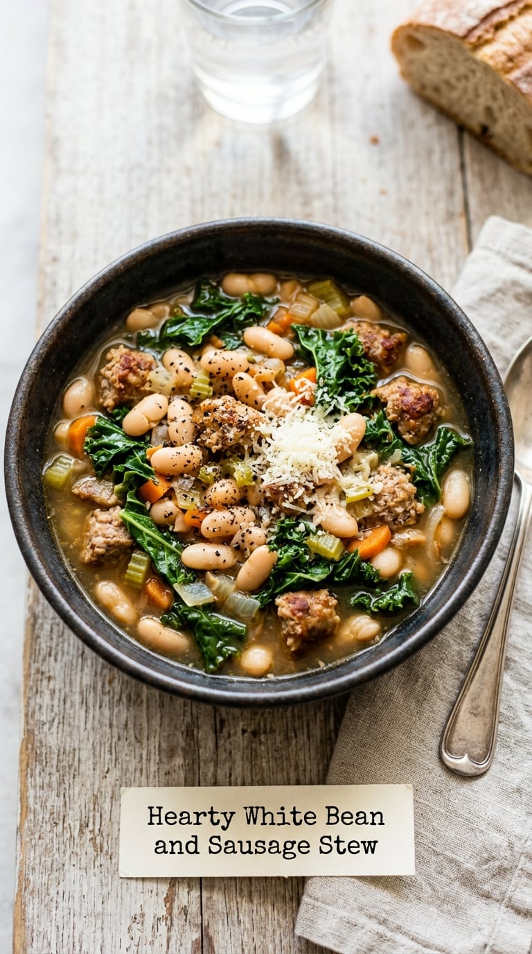 Hearty White Bean and Sausage Stew