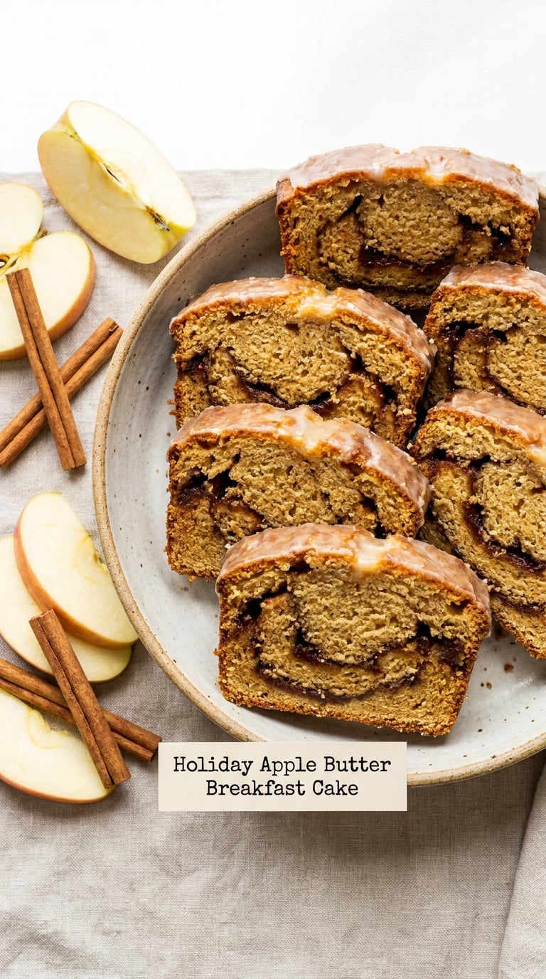 Holiday Apple Butter Breakfast Cake