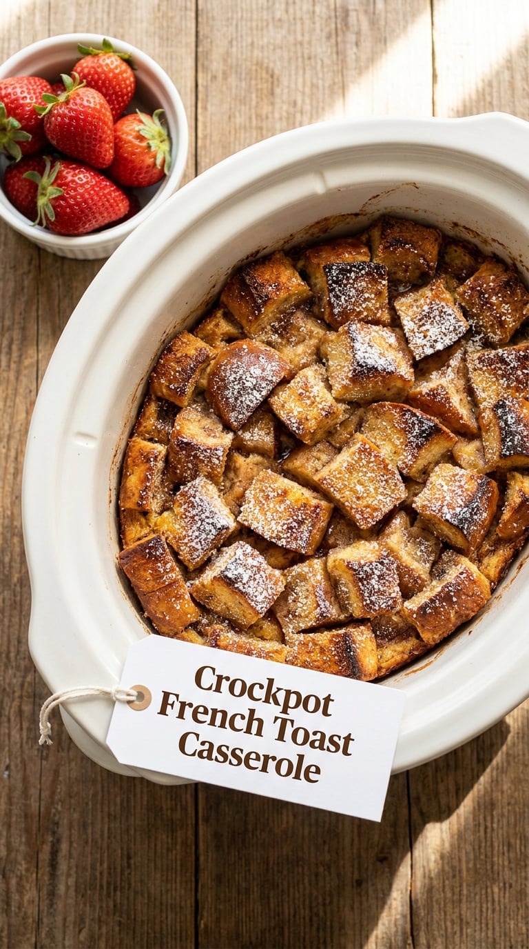 Crockpot French Toast Casserole