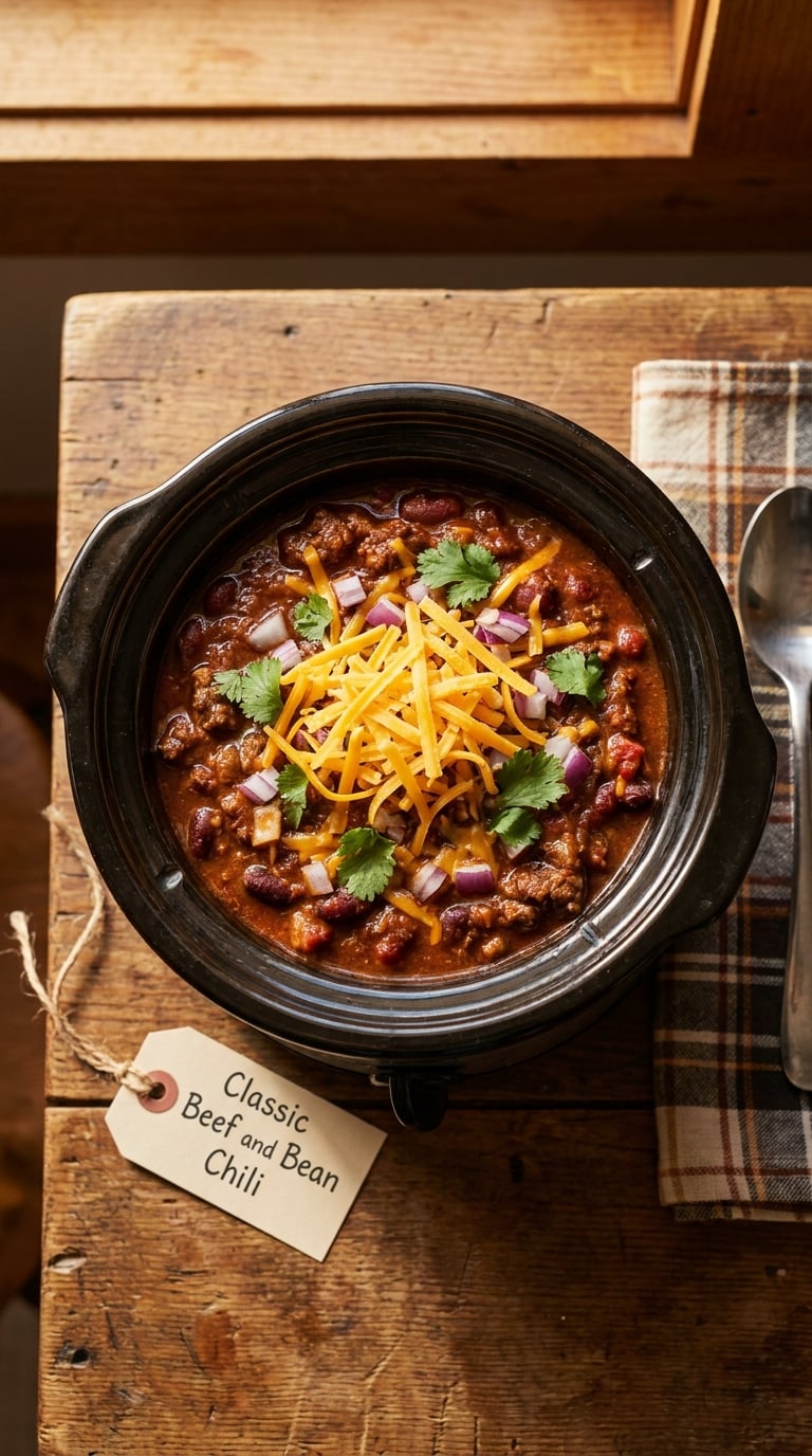 Classic Beef and Bean Chili