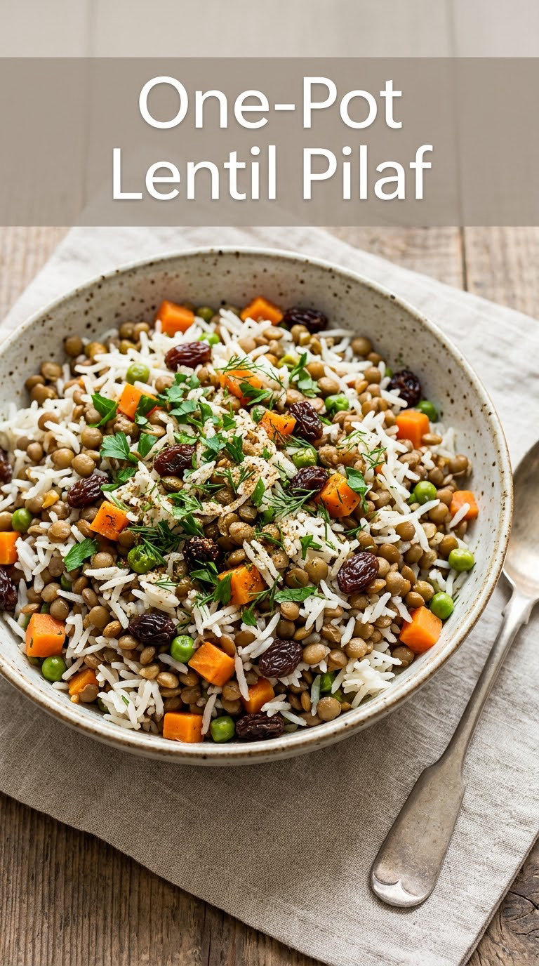 One-Pot Lentil Pilaf