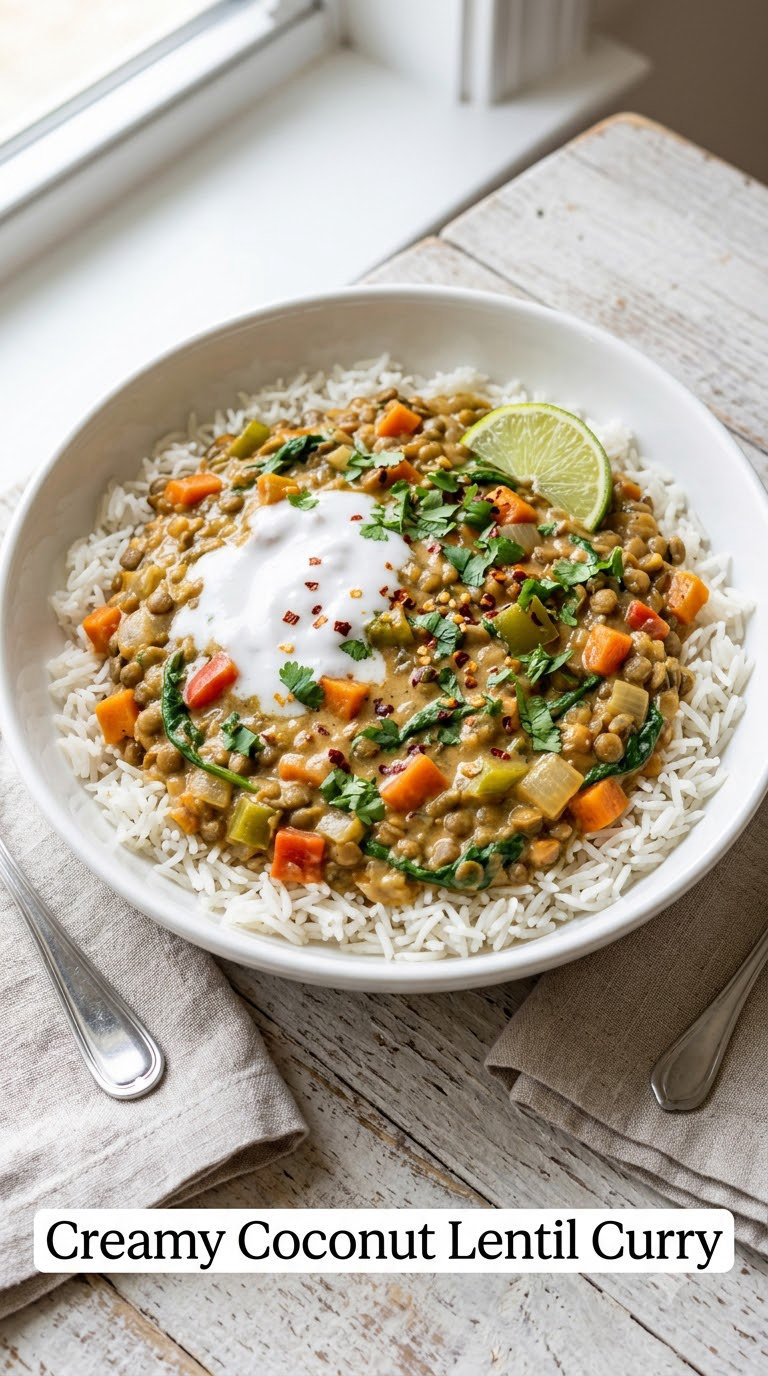 Creamy Coconut Lentil Curry