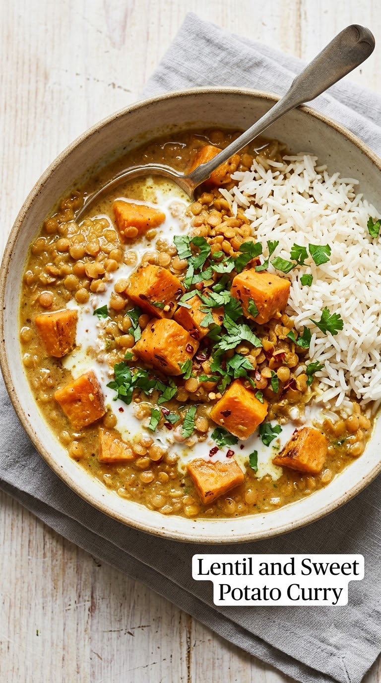 Lentil and Sweet Potato Curry